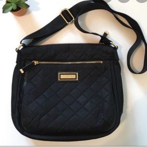 CALVIN KLEIN BLACK NYLON BAG